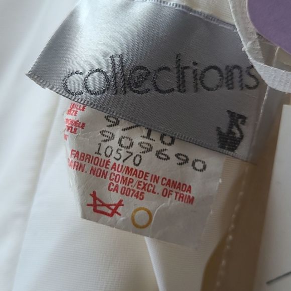 Elegant White Strapless Wedding Dress - Picture 10 of 15